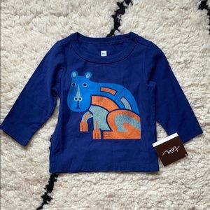 NWT tea collection capybara shirt